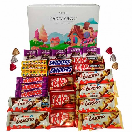 Cesta de chocolates para regalar