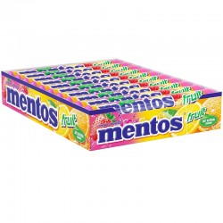 Caja Mentos Caramelos Masticables Fruit 20 Botes x 38 gr