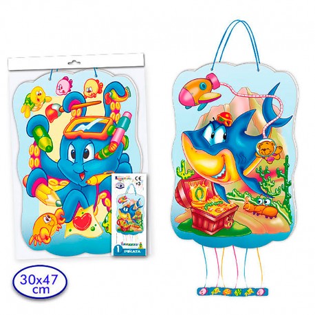 Piñata Animales Marinos 37 x 40 cm