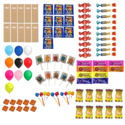 100 chuches y golosinas para rellenos piñatas y cumpleaños