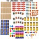 150 chuches y golosinas para rellenos piñatas y cumpleaños