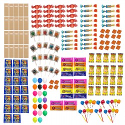 200 chuches y golosinas para rellenos piñatas y cumpleaños