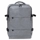 Mochila grande color gris