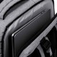 Mochila grande color gris