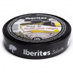 PATE DE ACEITUNA NEGRA IBERITOS 140 grs