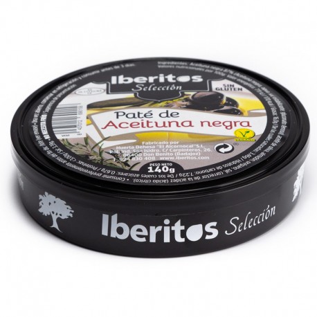 PATE DE ACEITUNA NEGRA IBERITOS 140 grs