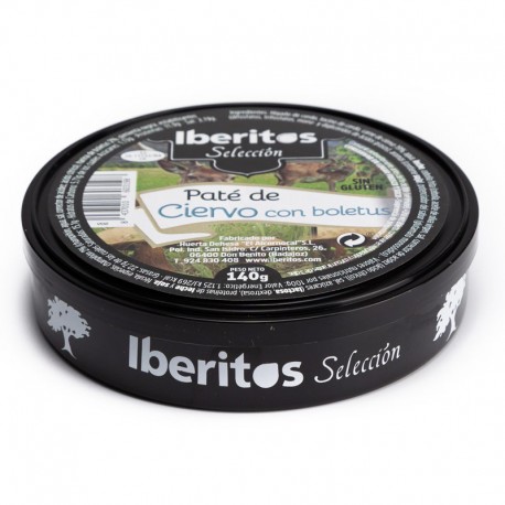  PATE DE CIERVO CON BOLETUS IBERITOS 140GR 
