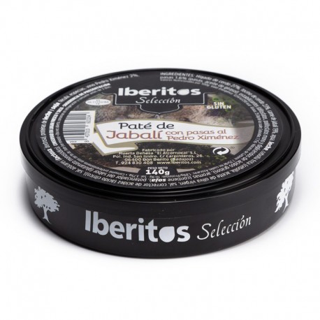 Paté de jabalí con pasas al Pedro Ximenez marca Iberitos