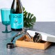 Set de vinos acero inoxidable negro brillo