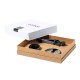 Set de vinos acero inoxidable negro brillo